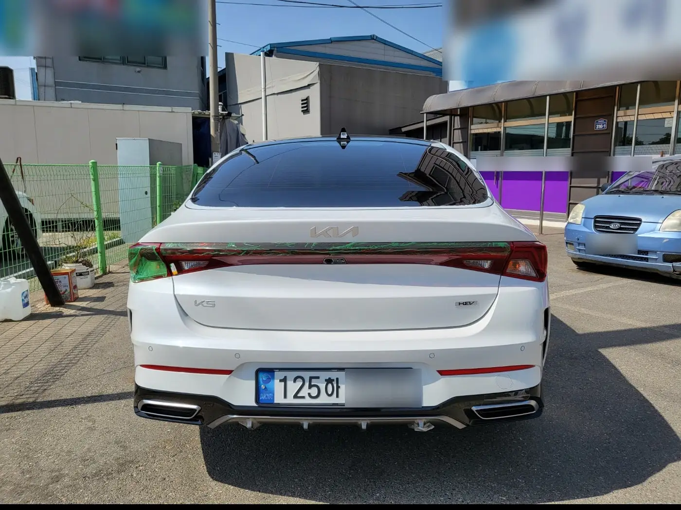 K5 하이브리드 후면 이미지