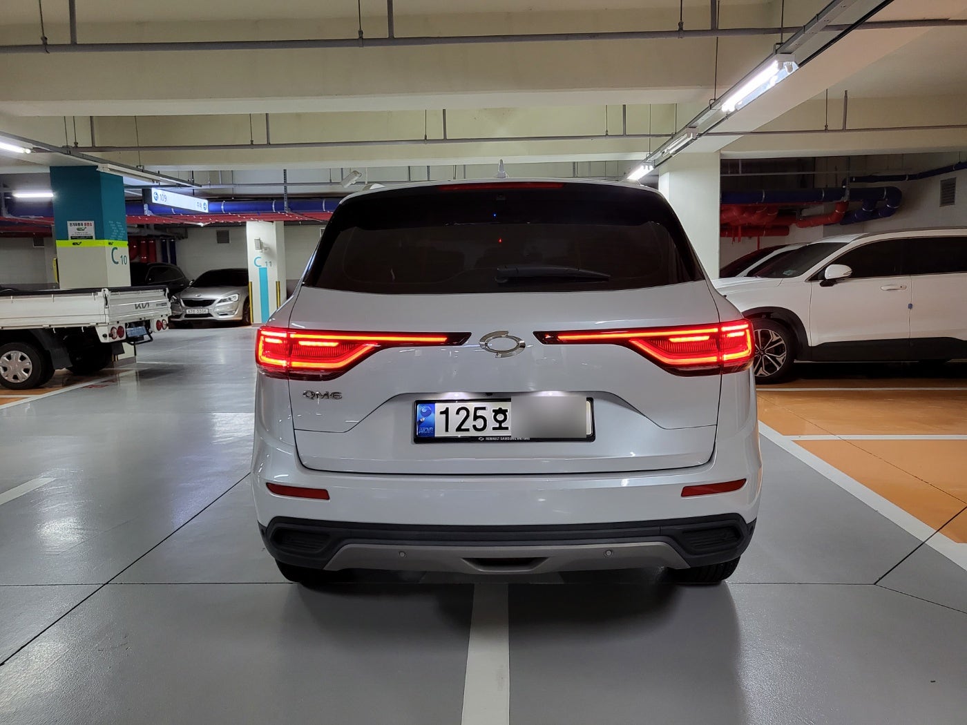 QM6 LED테일램프 적용모습