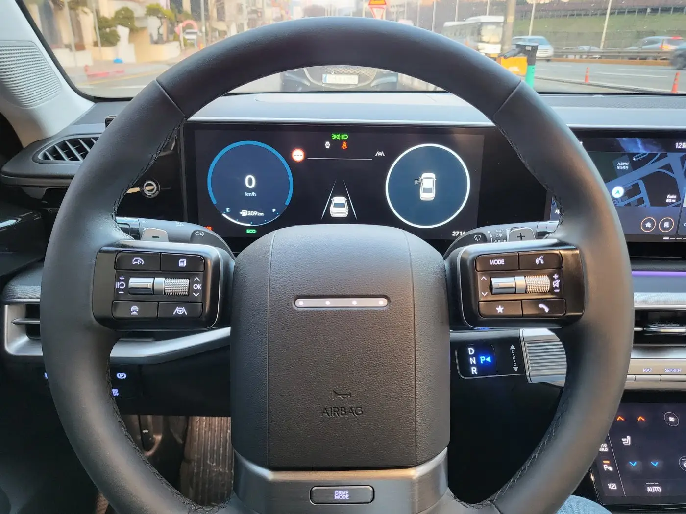 그랜저의 블랙 핸들